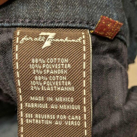 Free for All Mankind Jeans Womens 26 Dark Faded Wash 5 Pocket Pullon Denim - Picture 12 of 16